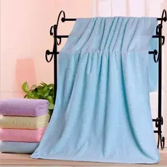 Imagem do Toalha gravada do banho do urso de Microfiber, absorvente engrossado, macio, fontes do agregado familiar, 70*140