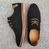 Sapatos Oxford clássicos para homens, tênis Oxford casual, calçado confortável, flats de vestido, tamanho grande, primavera 2024