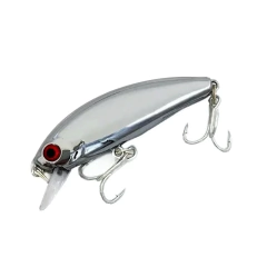 1 pçs 5.5cm/6.5g mini laser duro minnow afundando isca wobbler jerkbait manivela iscas de pesca gancho baixo pesca fresco água salgada enfrentar - Wolf Magazine