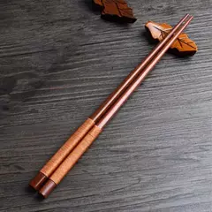 Handmade Japonês Natural Castanha De Madeira Pauzinhos Set, Sushi Pauzinhos, Valor Presente, Linha De Alimentos chineses - comprar online