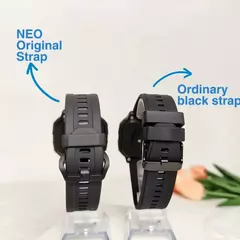 Imagem do Amazfit-Neo SmartWatch com display STN, 5ATM impermeável relógio esportivo, rastreamento de freqüência cardíaca, Bluetooth, 95New Display relógios, Nobox