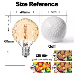 Conectável Diamond Outdoor Light Guirlanda, impermeável Jardim Fairy Lights, Natal Decorativo String Light, E12, 220V, G40