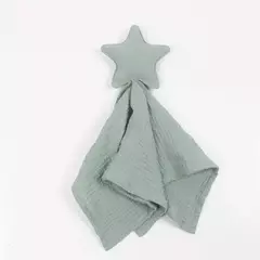 Imagem do Bebê Segurança Cobertor Macio Algodão Musselina Consolador para Recém-nascido Infantil Dormir Snuggle Toy Stuffed Animal Acalme Appease Toalha