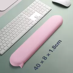 Kawaii Mouse Pad com Descanso De Pulso De Silicone para Computador e Laptop, Ergonômico Teclado Pad, Tapete de Mesa, Apoio Braço Descanso, Novo na internet