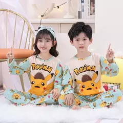 Pijamas Pokémon unissex para crianças, roupas da moda para meninos e meninas, crianças e meninas - loja online