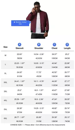 Jaqueta bomber leve masculina, casaco com zíper e bolsos, corta-vento esportivo, roupas casuais, primavera, outono na internet