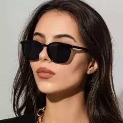 Pequeno quadrado gradiente óculos de sol para mulheres, moldura retangular, uv400, y2k, colorido, hip hop shades, roxo, retro, feminino - comprar online
