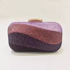Bolsa de ombro strass cristal brilhante de luxo para mulheres, mini bolsa para festa de casamento, corrente, bolsa noite, banquete, moda senhora - loja online