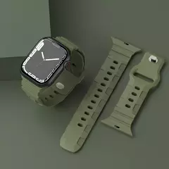 Pulseira de silicone para apple pulseira de relógio 49mm 45mm 41mm borracha 40mm 44mm 38mm 42mm para iwatch série 3 5 6 se 7 8 ultra banda na internet