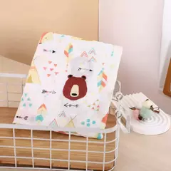 Swaddle de musselina macia para bebé, cobertores infantis, envoltório recém-nascido, estilo Ins, 100% algodão, 120x110cm, 1pc - comprar online