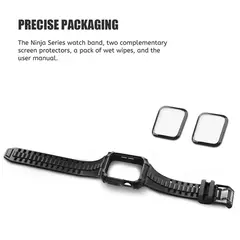 Capa e Pulseira de Silicone Apple Watch com Capa Protetora de Tela, Strap Robusto, Ultra 2, Série 9, 8, 7, 40mm, 41mm, 44mm, 45mm, 49mm na internet