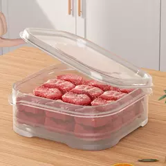 Caixa De Preservação De Carne Congelada, Geladeira De Alimentos, Manter A Frescura, Frasco De Armazenamento Transparente, Organizador De Vegetais De Cozinha Em Casa