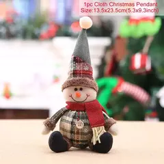 Feliz Natal Santa Doll Decorações para casa, ornamentos de Natal, Natal, Decoração de Ano Novo, Presentes, 2025, 2024 - comprar online