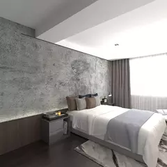 Papel de parede impermeável auto-adesivo, Adesivos de parede, Industrial, Cimento, Cinza, Loja de roupa, Sala Decoração, Vinil - Wolf Magazine