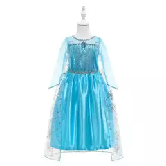 Elsa anna vestidos de princesa meninas malha lantejoulas vestido crianças cosplay neve rainha trajes halloween carnaval festa aniversário vestidos