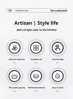 Conjunto de panelas de aço inoxidável de 12 peças, metal antiaderente, alça dourada, frigideira e panela, conjunto para uso na cozinha - Wolf Magazine