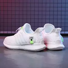 Moda calçados esportivos para crianças, tênis de malha respirável para meninos e meninas, sapatos leves ao ar livre - comprar online