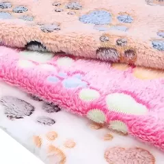 Imagem do Tapete de cama para animais de estimação, capa quente fofa, toalha artesanal de lã para cães e gatos, cobertor macio para cães pequenos, médios e grandes, suprimentos para animais de estimação ?