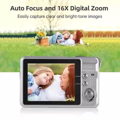 4k câmera digital câmera de vídeo filmadora 48mp 2.8 Polegada tela tft foco automático 16x zoom digital anti-shake rosto detectar sorriso - loja online