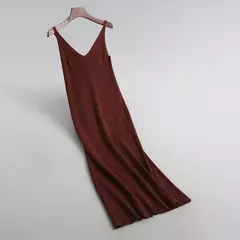 Vestido de noite feminino malha strappy, WL017Women
