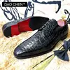 DAOCHEN-Sapatos masculinos italianos de couro, sapatos formais com cadarço, sap