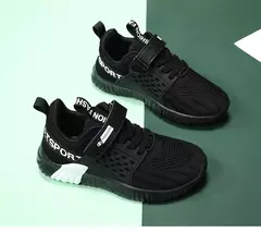 Tênis de malha antiderrapante infantil, sapatos casuais para meninos, moda infantil, tênis, primavera, 2022 - Wolf Magazine