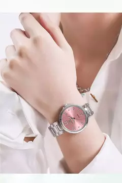Naviforce relógio de pulso feminino, pulseira de aço inoxidável, impermeável, quartzo, romântico, marca superior, 2023 - comprar online