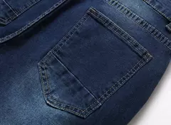 Jeans slim-fit rasgado e desbotado masculino, calça casual vintage na moda, estilo europeu e americano, S-XXXL, novo, 2024 na internet