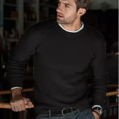 Casual Slim Fit masculino malha camisola, o-pescoço malhas, pulôver monocromático, outono, inverno, conforto, novo, S-3XL na internet