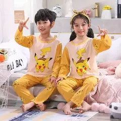 Pijamas Pokémon unissex para crianças, roupas da moda para meninos e meninas, crianças e meninas - Wolf Magazine