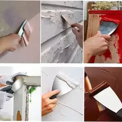 2/3/4/5 Polegada aço inoxidável putty faca raspador pá ferramentas de pintura ferramentas de construção limpeza industrial doméstica - loja online