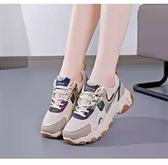 Tênis de malha vulcanizada respirável feminino, moda casual - Wolf Magazine