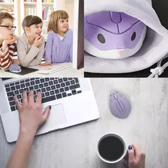 Cute Wireless Hamster Projetado Mouse, 2.4G, Criativo Ergonômico, USB Optical, 1200 DPI, Mini Ratos, Presentes para Crianças, PC, Laptop - Wolf Magazine