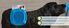 Almofadas para lambrar cães e gatos, tipo ventosa, alimentador lento antiderrapante, reduz o tédio do cão, ansiedade, banho adequado, silicone, suprimentos para animais de estimação - comprar online
