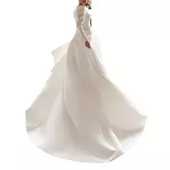 Vestido Emagrecedor com Superfície de Seda, Altura Mostrando, Vestido Elegante, Transfronteiriço, Europeu e Americano, Estilo Socialite, Novo, Primavera e Verão, 2024