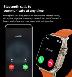Smartwatch T900 U2 para homens e mulheres, Chamada Bluetooth, Carregamento sem fio, NFC, GPS Track, BT, Música, Jogos, Novo, 49mm, 2024 - comprar online