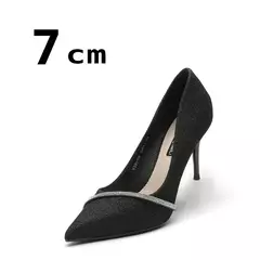 Sapatos de salto alto sexy para mulheres, sapato estilete elegante e elegante, primavera, verão pontudo, novo para primavera na internet