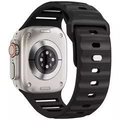 Pulseira de Silicone Esportiva para Apple Watch Band, Ultra, 49mm, 45mm, 44mm, 42mm, Pulseira de Relógio, iWatch Series 9, 8, 7, 6, SE, 5, 4 - Wolf Magazine
