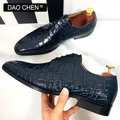 DAOCHEN-Sapatos masculinos italianos de couro, sapatos formais com cadarço, sap na internet