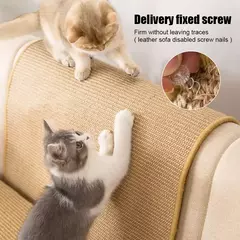 Sharpen Nails Cat Scratch Board, Cat Scratching Post Mat, Escalada esteira de árvore, Protetor de Móveis Natural Sisal