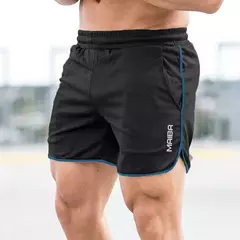 Calções Esportivos de Fitness Respiráveis, Correndo, Calças Quick Dry, Slim Training, Verão, Novo, Calça Quarter, 2023 - comprar online