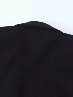 Willshela-Trincheira longa de ponto aberto feminino, decote em v vintage, mangas completas, roupas femininas chiques, moda sólida