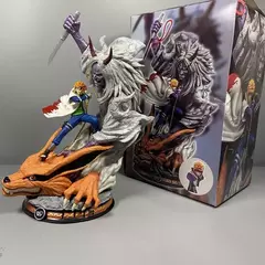Naruto 29cm figura de ação namikaze minato estatueta estátua yondaime hokage anime estátua modelo pvc modelo coleção boneca brinquedos presente - loja online