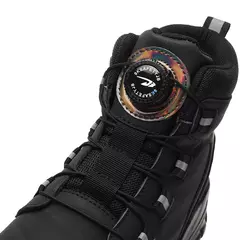 Botas de segurança impermeáveis para homens, Botas de trabalho em aço indestrutível, Anti-Smash, Resistente a facadas, Sapatos de motociclista na internet
