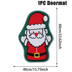 Tapete ao ar livre da porta do Natal, tapete de Papai Noel, casar decorações do Natal para a casa, ornamento do Xmas, presentes do ano novo, 2025, 2025 - comprar online