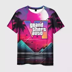Camisola de manga curta com estampa Grand Theft Auto VI masculina e feminina, estilo casual, moda verão, Gta 6 quente, 3D, novo, 2022