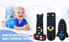 Bebê dentição brinquedos silicone mordedor mordedor mordedores para desenvolvimento de bebês chocalho bebê recém-nascido infantil sensorial brinquedos do bebê 0-3-6-12 m