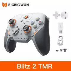 BIGBIG Won Blitz 2 Pro Starburst Wireless Gamepad Filme de carbono / Edição TMR para Switch / PC / ios / Android