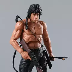 NECA Rambo SDCC 2015 Força da Liberdade Action Figure Boneca Brinquedo Modelo Feito à Mão - comprar online