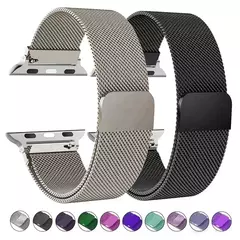 Pulseira Milanese para Apple Watch, Pulseira, iWatch Series 9, 3, 6, 5, SE, 7, 8 Ultra 2, 38mm, 40mm, 45mm, 49mm, 41 milímetros, 42 milímetros, 44 milímetros - comprar online
